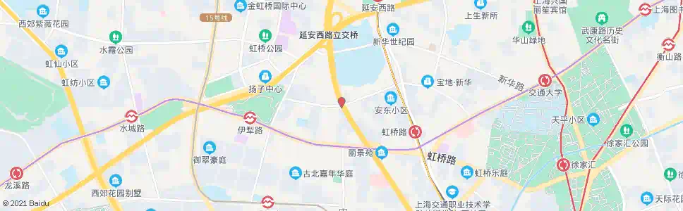 上海安顺路中山西路_公交站地图_上海公交_妙搜公交查询2025