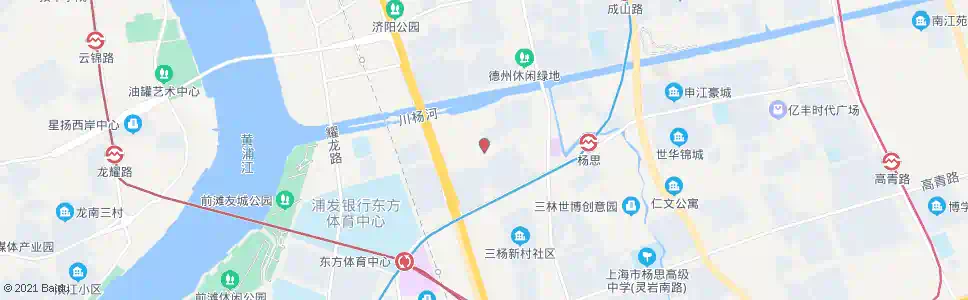 上海杨新路西营南路_公交站地图_上海公交_妙搜公交查询2025