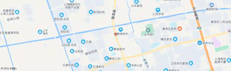 上海新建西路南桥路_公交站地图_上海公交_妙搜公交查询2025