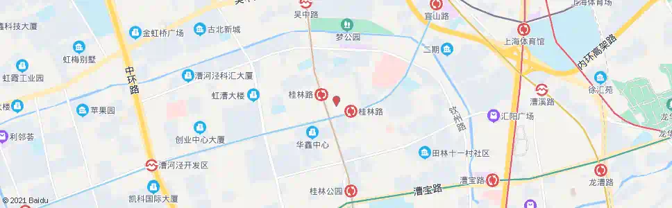 上海桂林路站_公交站地图_上海公交_妙搜公交查询2025