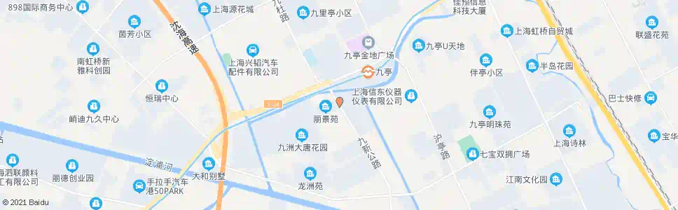上海九新公路沪松公路_公交站地图_上海公交_妙搜公交查询2025