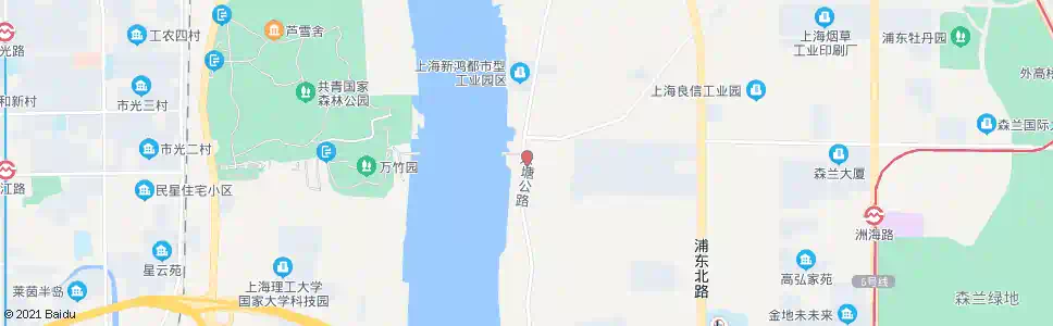 上海东塘路行南路_公交站地图_上海公交_妙搜公交查询2025