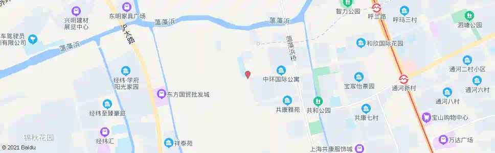 上海场北路康文路_公交站地图_上海公交_妙搜公交查询2025