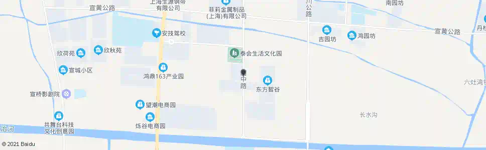 上海园中路园通路_公交站地图_上海公交_妙搜公交查询2025