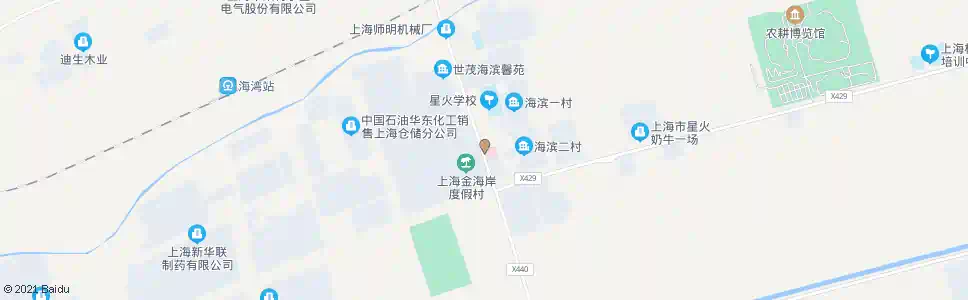 上海海湾社区卫生服务中心_公交站地图_上海公交_妙搜公交查询2025