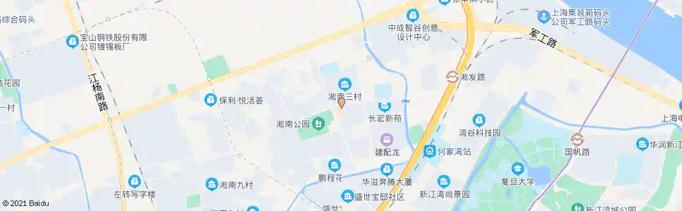 上海淞南新村_公交站地图_上海公交_妙搜公交查询2025