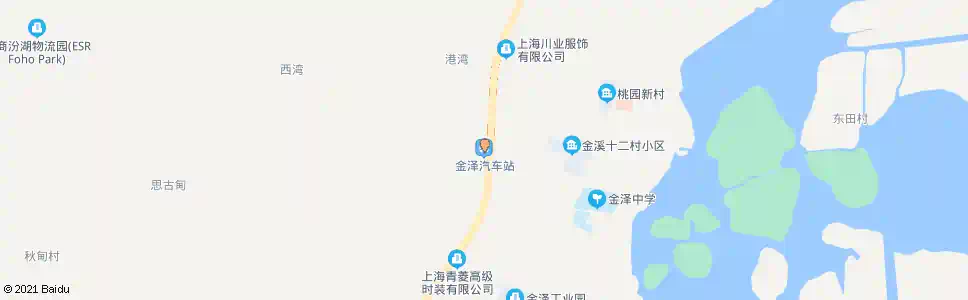 上海金泽汽车站_公交站地图_上海公交_妙搜公交查询2025