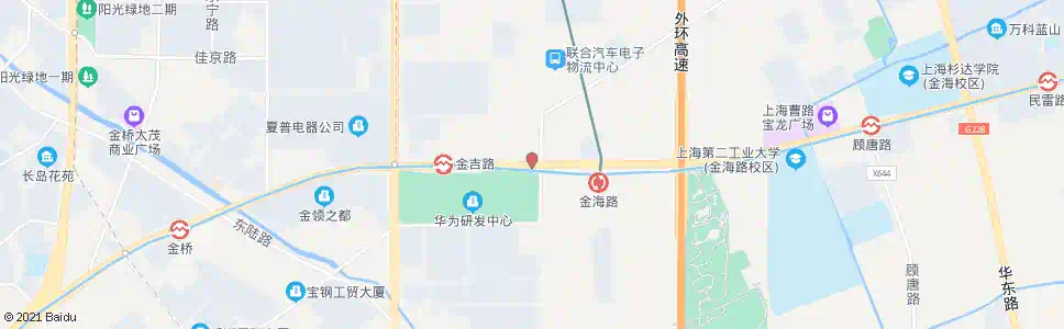 上海金海路金穗路_公交站地图_上海公交_妙搜公交查询2025