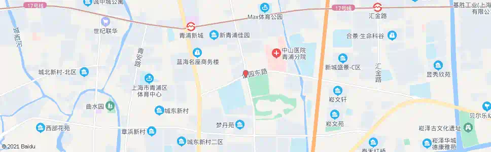 上海华青南路公园东路_公交站地图_上海公交_妙搜公交查询2025