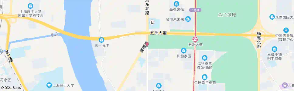 上海浦东北路东葛路_公交站地图_上海公交_妙搜公交查询2025