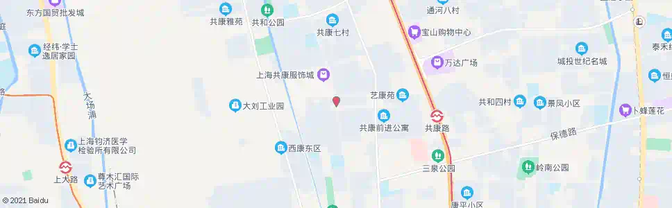 上海长临路共康路_公交站地图_上海公交_妙搜公交查询2025