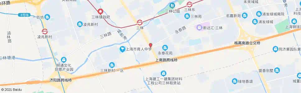上海永泰路上南路_公交站地图_上海公交_妙搜公交查询2025