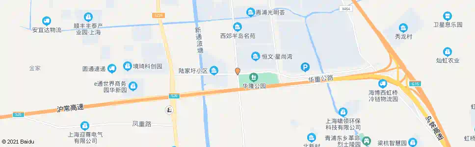 上海新凤中路华隆路_公交站地图_上海公交_妙搜公交查询2025