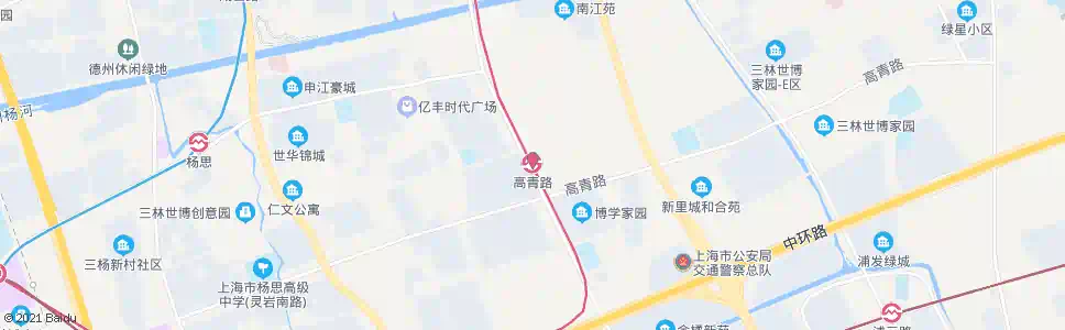 上海新浦路高青路_公交站地图_上海公交_妙搜公交查询2025