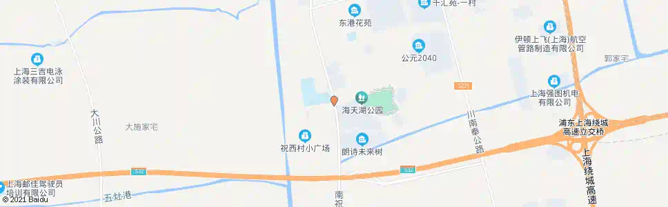 上海南祝路卫亭路_公交站地图_上海公交_妙搜公交查询2025