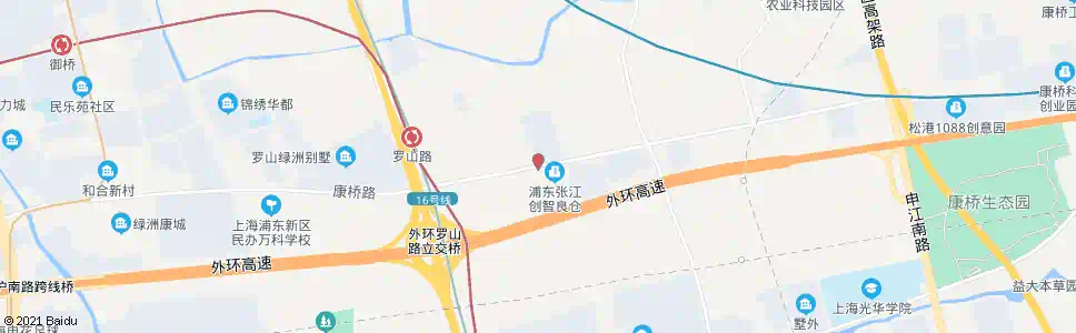 上海康桥路(汇丽集团)_公交站地图_上海公交_妙搜公交查询2025