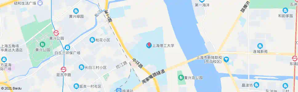 上海理工大学(拱极路城西路)_公交站地图_上海公交_妙搜公交查询2025