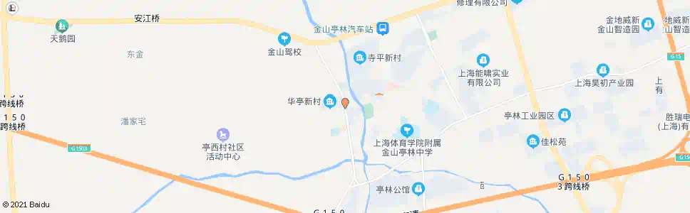 上海亭林西街_公交站地图_上海公交_妙搜公交查询2025