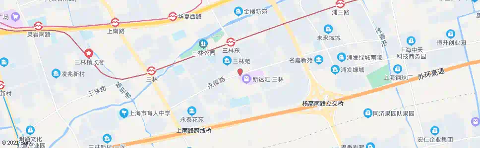 上海永泰路泰环路_公交站地图_上海公交_妙搜公交查询2025