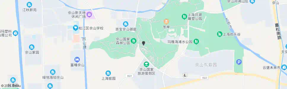 上海森林宾馆兰笋山庄_公交站地图_上海公交_妙搜公交查询2025