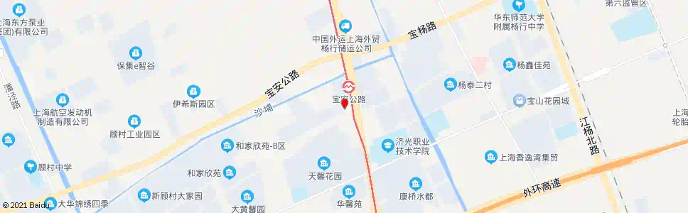 上海鸿宝中心路_公交站地图_上海公交_妙搜公交查询2025
