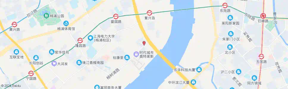 上海杨树浦路黎平路(临时站)_公交站地图_上海公交_妙搜公交查询2025