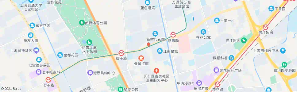 上海龙茗路顾戴路(临时站)_公交站地图_上海公交_妙搜公交查询2025