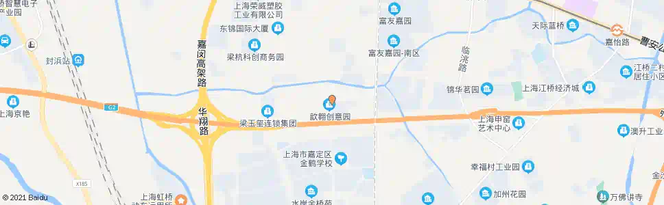 上海金园八路金园一路_公交站地图_上海公交_妙搜公交查询2025