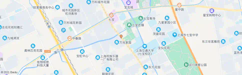 上海七莘路富强街_公交站地图_上海公交_妙搜公交查询2025