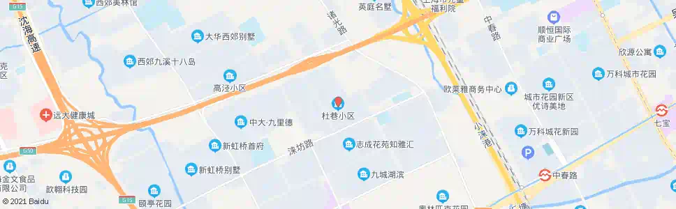 上海涞坊路杜巷小区(招呼站)_公交站地图_上海公交_妙搜公交查询2025