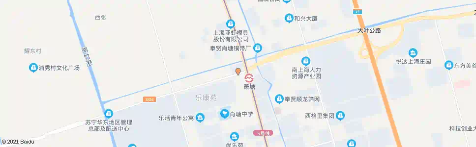 上海沪杭公路大叶公路_公交站地图_上海公交_妙搜公交查询2025