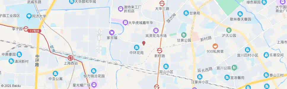 上海新村路新沪路_公交站地图_上海公交_妙搜公交查询2025
