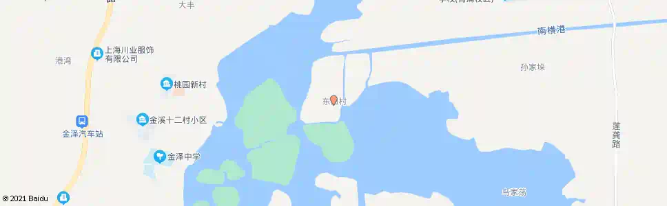 上海环湖北路东田村_公交站地图_上海公交_妙搜公交查询2025