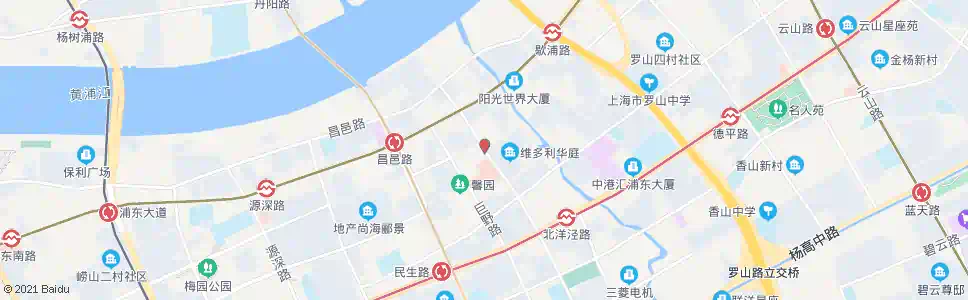 上海栖山路苗圃路_公交站地图_上海公交_妙搜公交查询2025