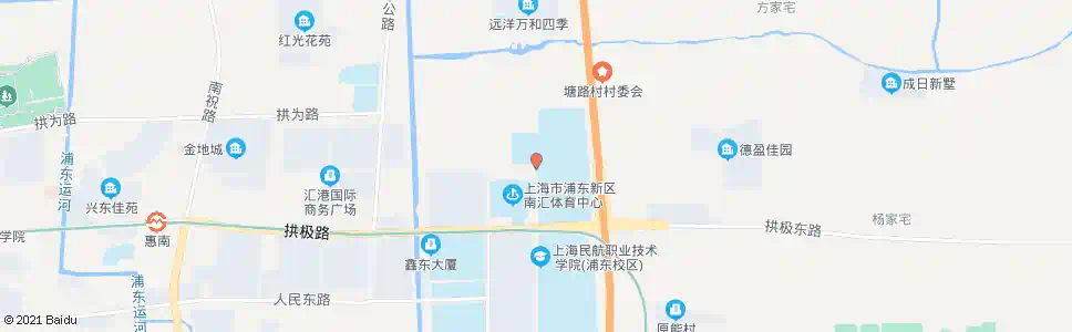 上海学海路拱北路_公交站地图_上海公交_妙搜公交查询2025