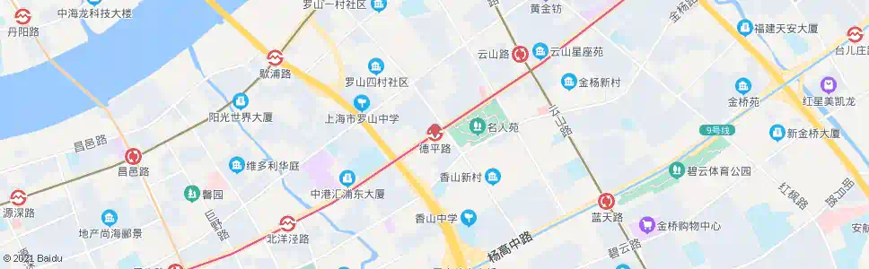 上海德平路站_公交站地图_上海公交_妙搜公交查询2025