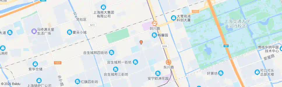 上海安宁路景谷路(招呼站)_公交站地图_上海公交_妙搜公交查询2025