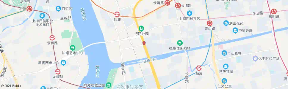 上海德州路济阳路_公交站地图_上海公交_妙搜公交查询2025
