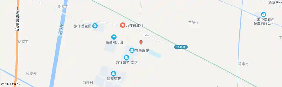 上海万祥路振万路_公交站地图_上海公交_妙搜公交查询2025