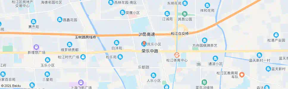 上海民乐小区(招呼站)_公交站地图_上海公交_妙搜公交查询2025