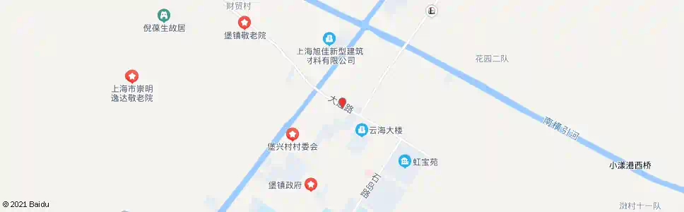 上海大通路堡港路_公交站地图_上海公交_妙搜公交查询2025