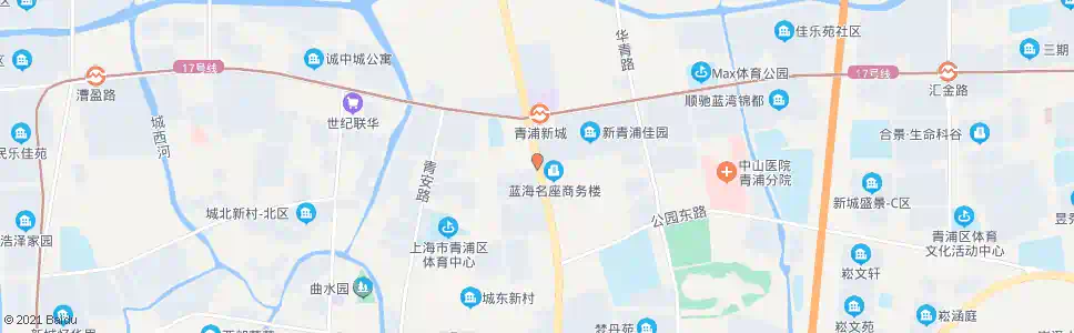 上海外青松公路界泾港路_公交站地图_上海公交_妙搜公交查询2025