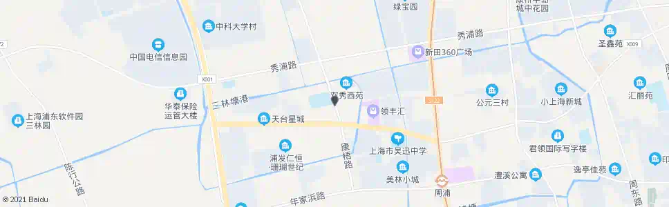 上海康梧路梓康路_公交站地图_上海公交_妙搜公交查询2025