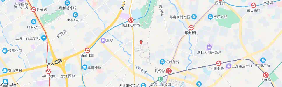 上海四川北路多伦路_公交站地图_上海公交_妙搜公交查询2025