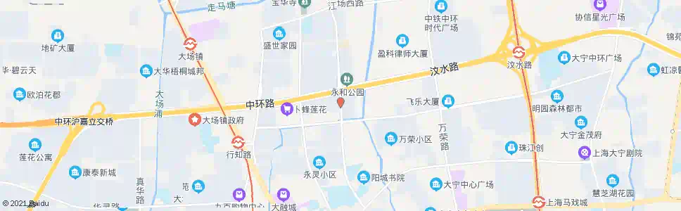 上海原平路永和路_公交站地图_上海公交_妙搜公交查询2025