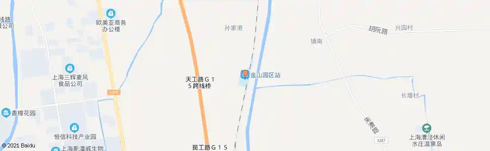 上海金山园区站_公交站地图_上海公交_妙搜公交查询2025