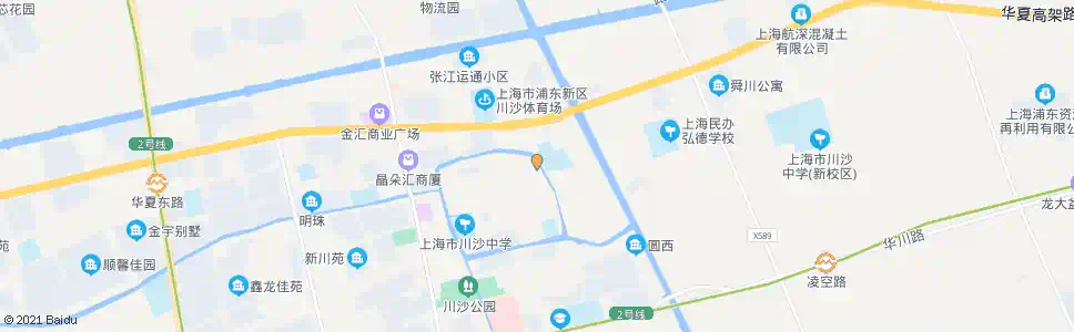 上海东城壕路新川路_公交站地图_上海公交_妙搜公交查询2025