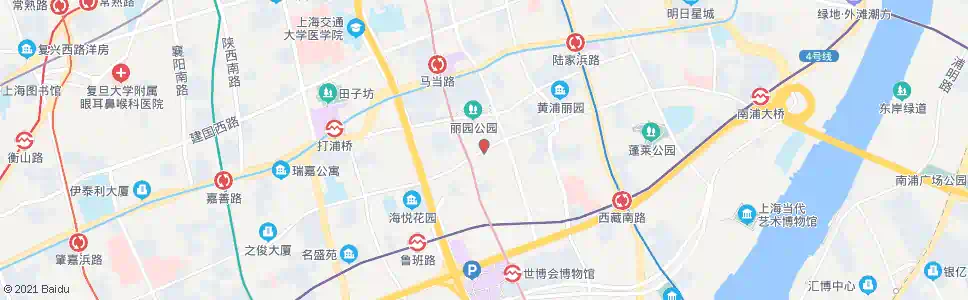 上海斜土路蒙自路_公交站地图_上海公交_妙搜公交查询2025