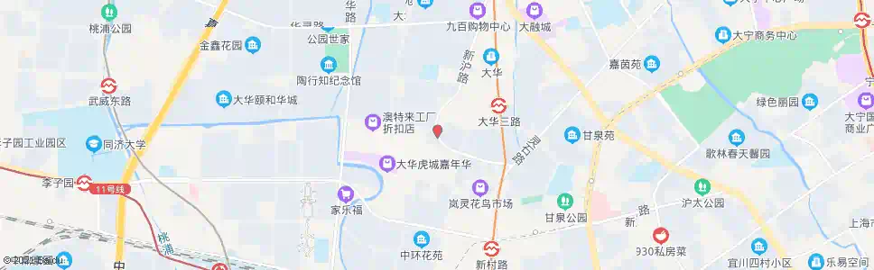 上海新沪路怡华苑路_公交站地图_上海公交_妙搜公交查询2025