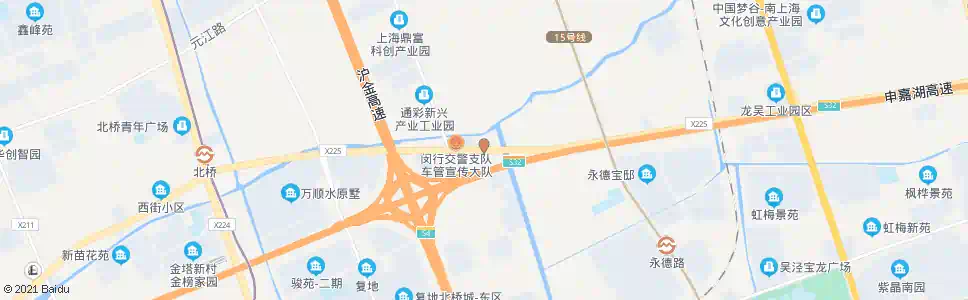 上海放鹤路吴河路_公交站地图_上海公交_妙搜公交查询2025